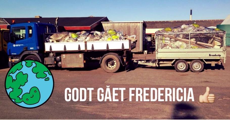 Fredericia blev 2.400 kg. lettere