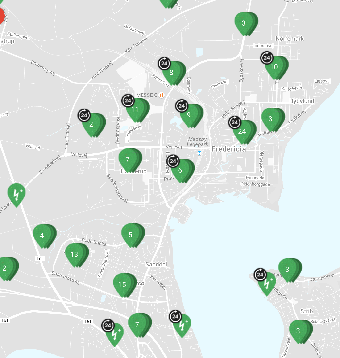 Her finder du hjertestartere i Fredericia kommune
