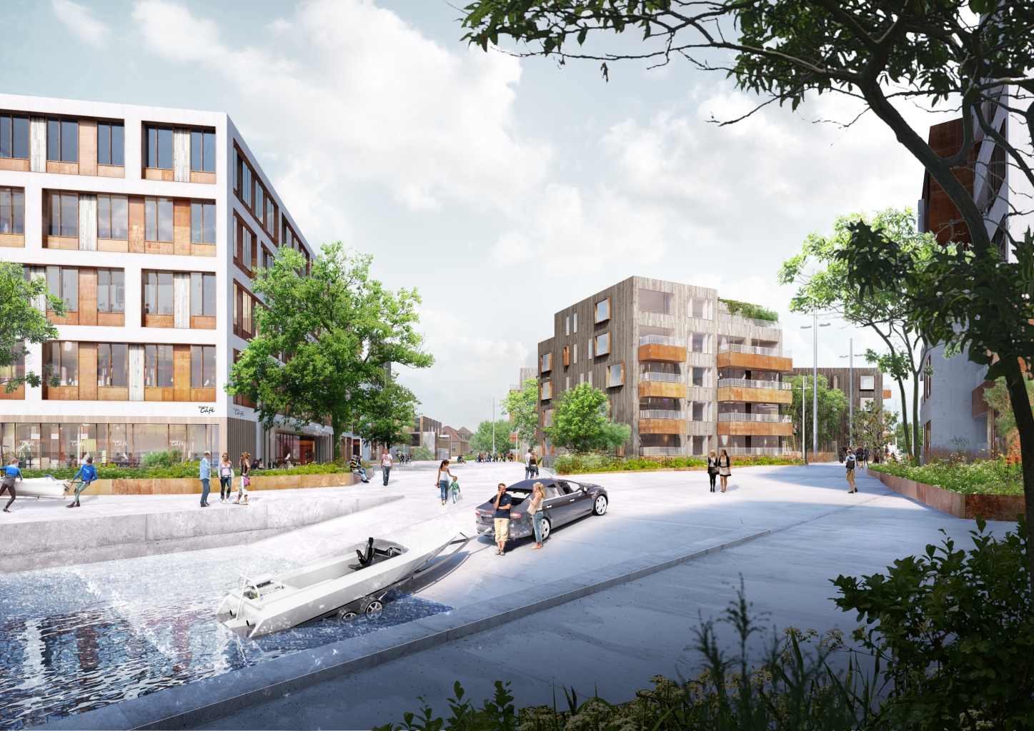 SE BILLEDERNE: Kanalbyen får et attraktivt Sønder Voldgadekvarter