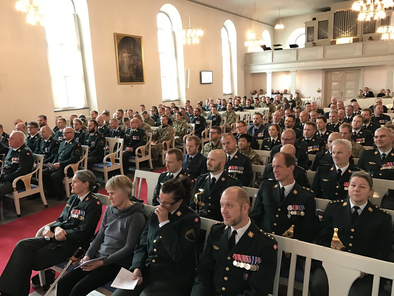 Garnison samlet til Julegudstjeneste