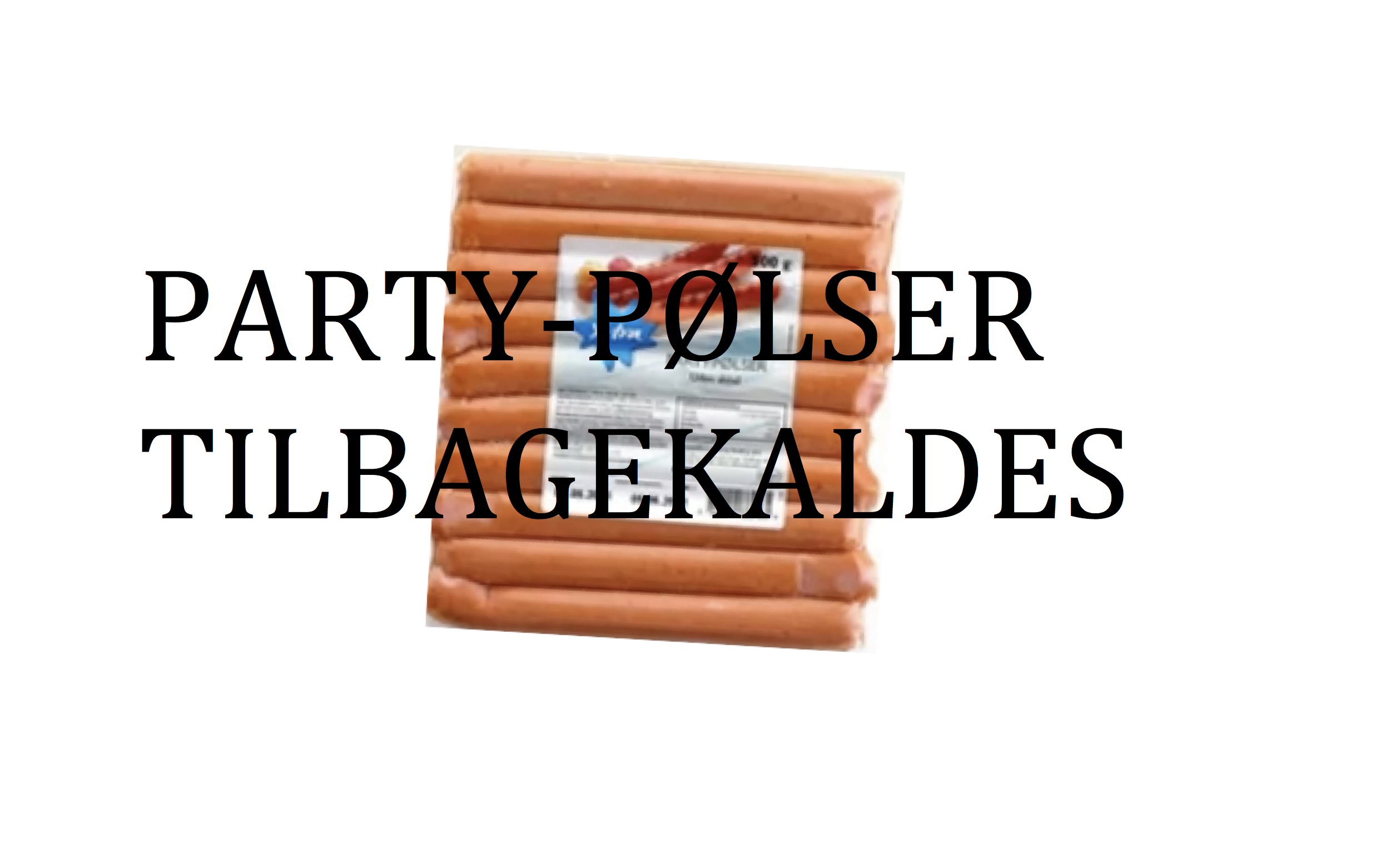 COOP TILBAGEKALDER PARTYPØLSER