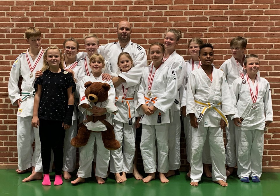Judo og Ju-jutsu Klub trak fire guldmedaljer med hjem fra stævne