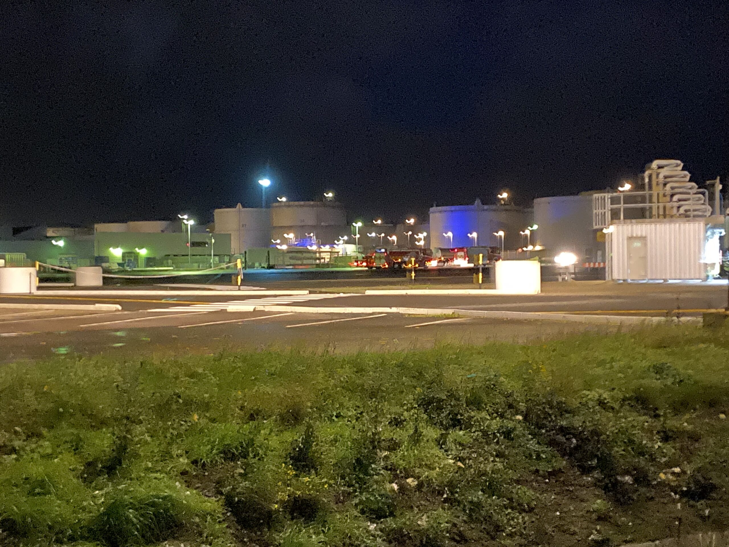 Brandalarm på Shell raffinaderi i Fredericia