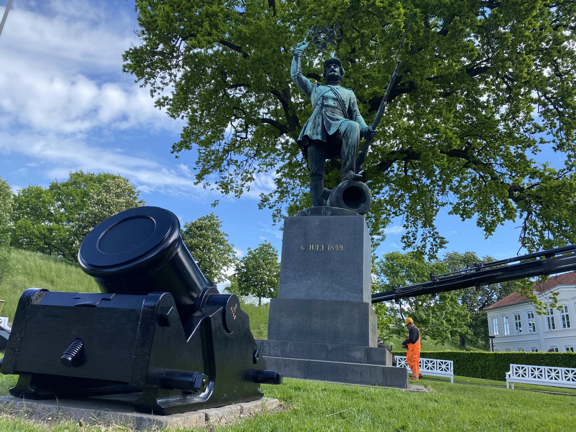 Nu er mortererne tilbage ved landsoldaten