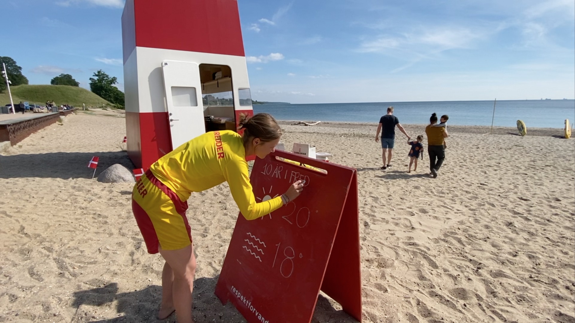 Livreddertårnet på Østerstrand fejrer 10-års fødselsdag i år