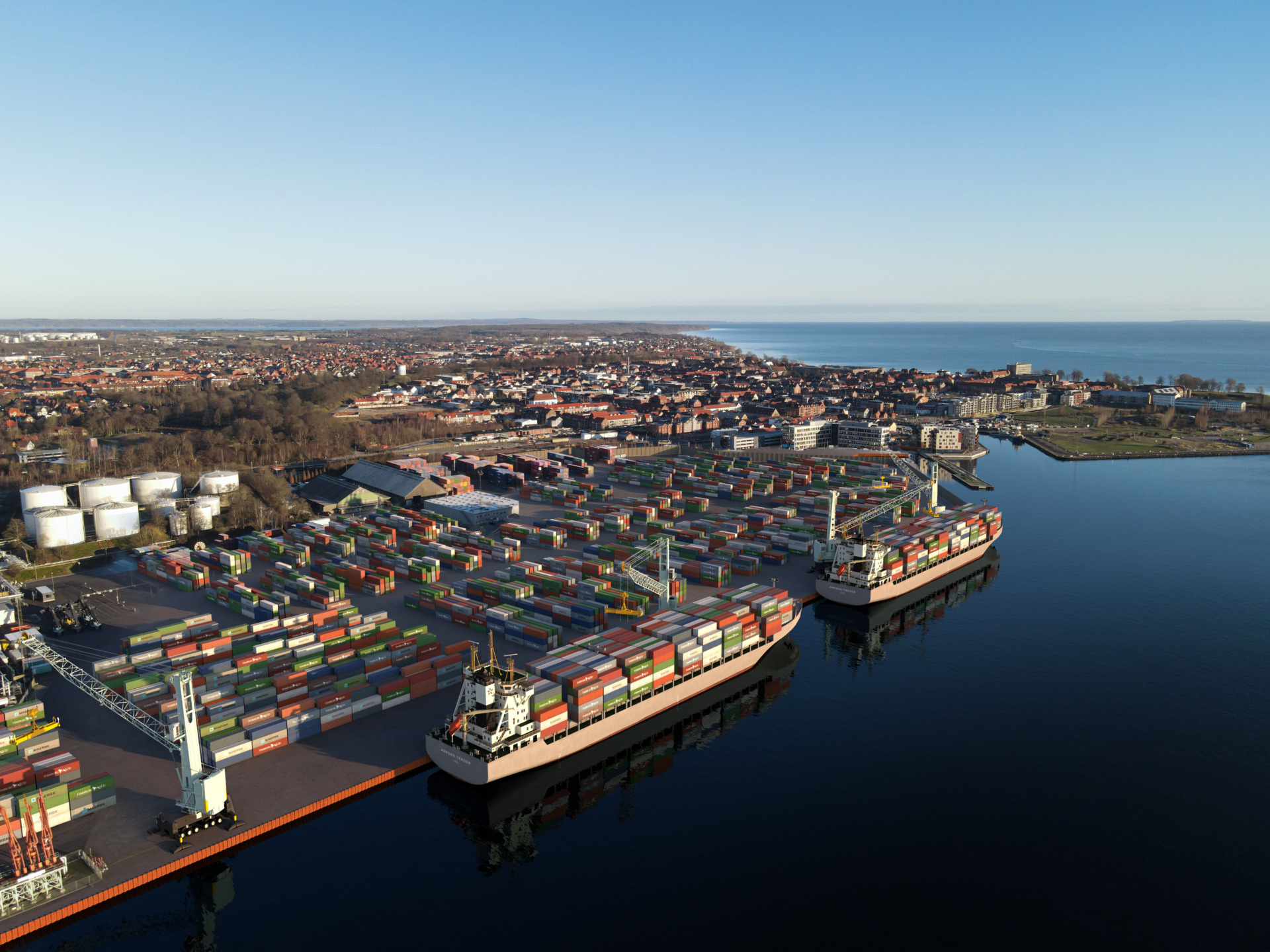 Historisk udvidelse på Fredericia Havn