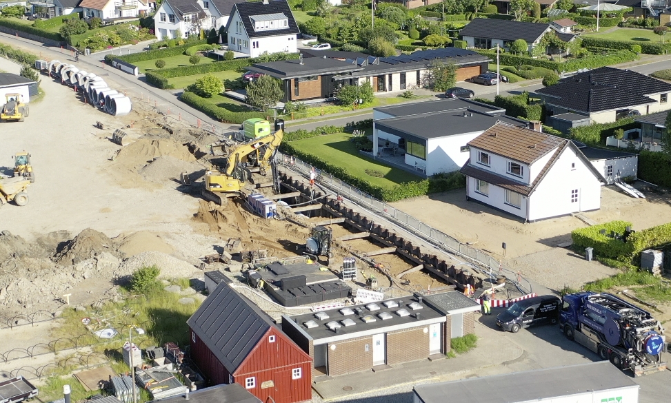 I Skærbæk arbejdes der på højtryk