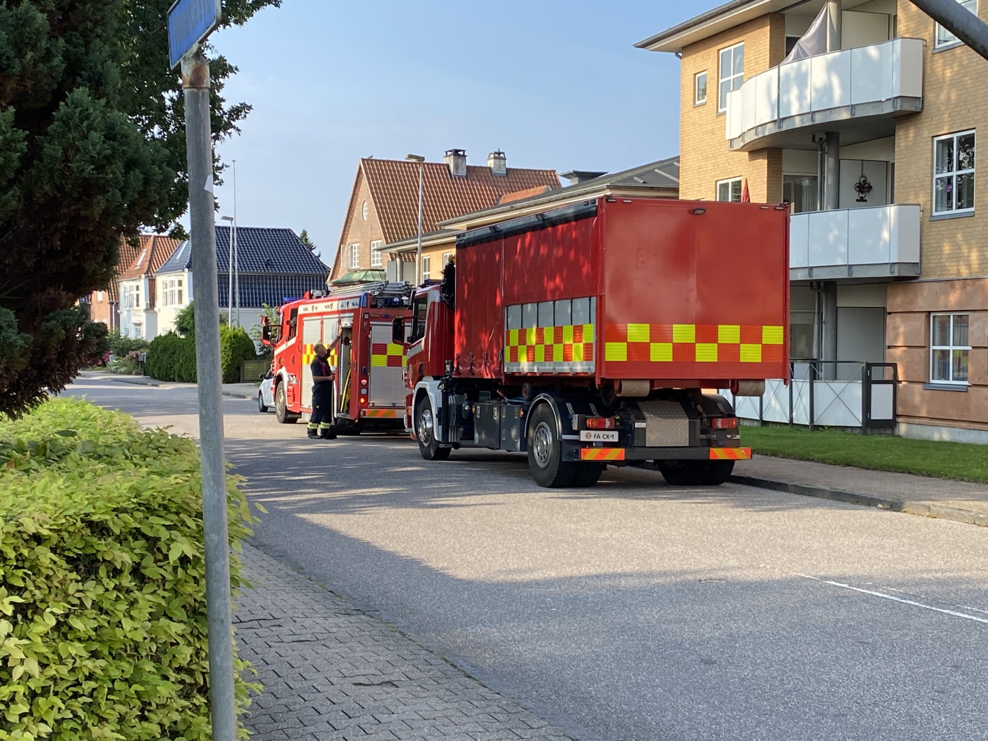 TrekantBrand kørte til Vesterdalvej
