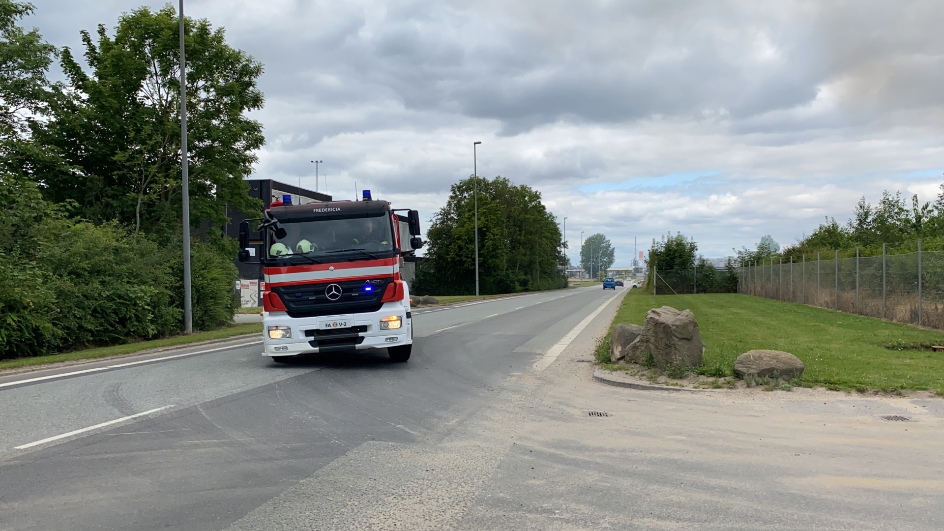 Brand i affaldsoplag på Nordre Kobbelvej